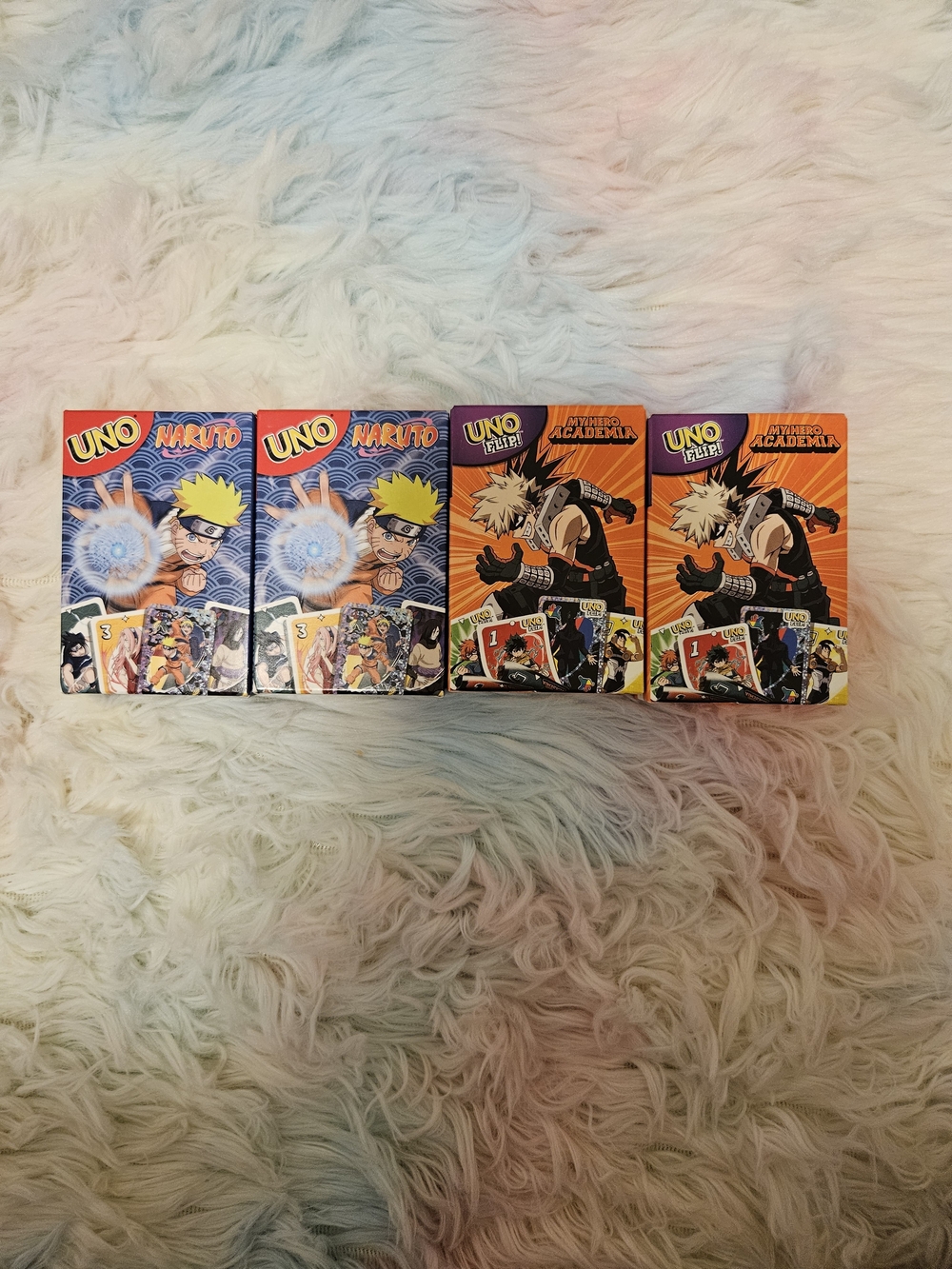 Naruto & My Hero Academia Uno Mcdonalds Cards